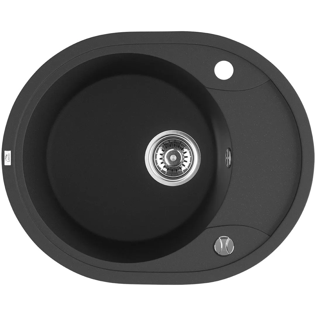 LAVEO Dafne - zlewozmywak 1-komorowy z półociekaczem