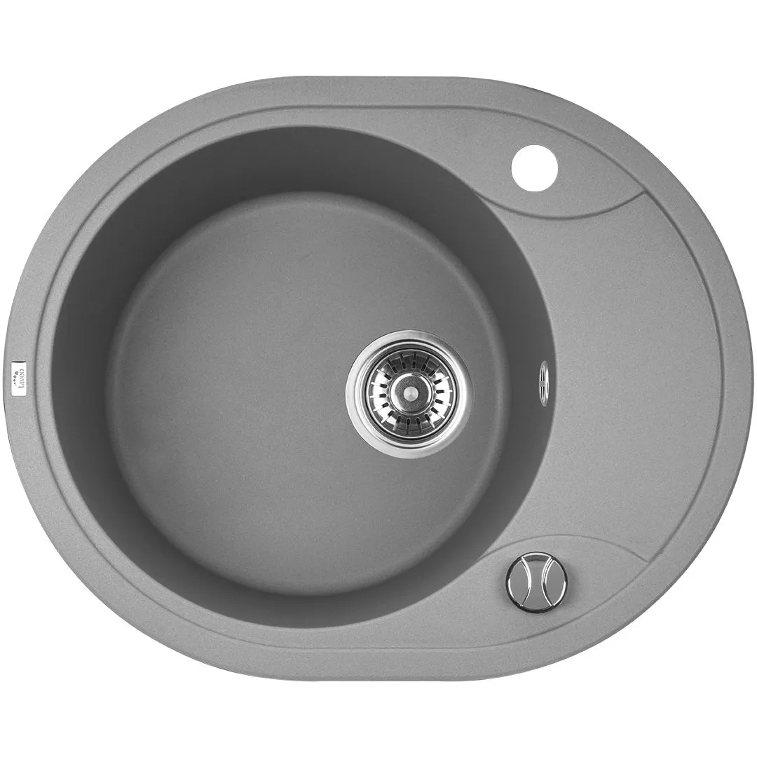 LAVEO Dafne - zlewozmywak 1-komorowy z półociekaczem