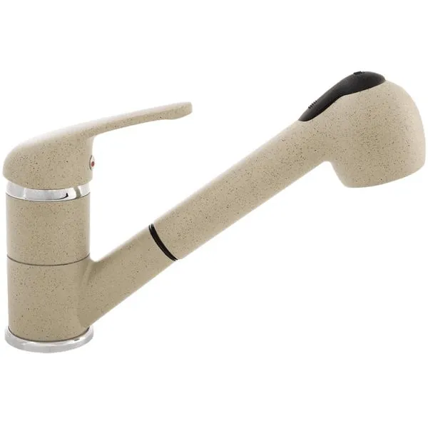 LAVEO Daga - bateria zlewozmywakowa stojąca z wyciąganą wylewką