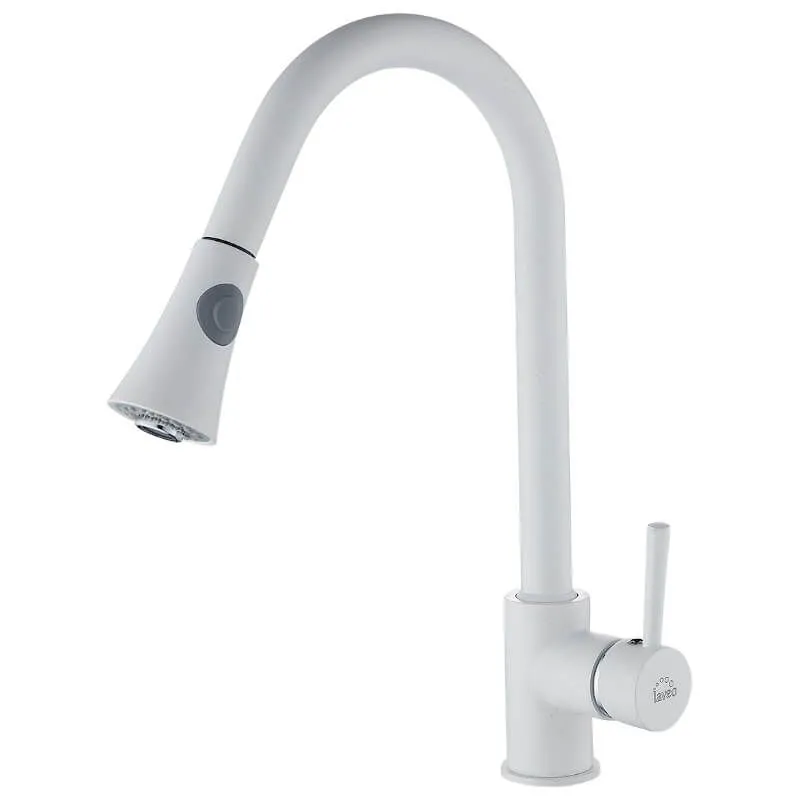 LAVEO Daru - bateria zlewozmywakowa stojąca z wyciąganą wylewką