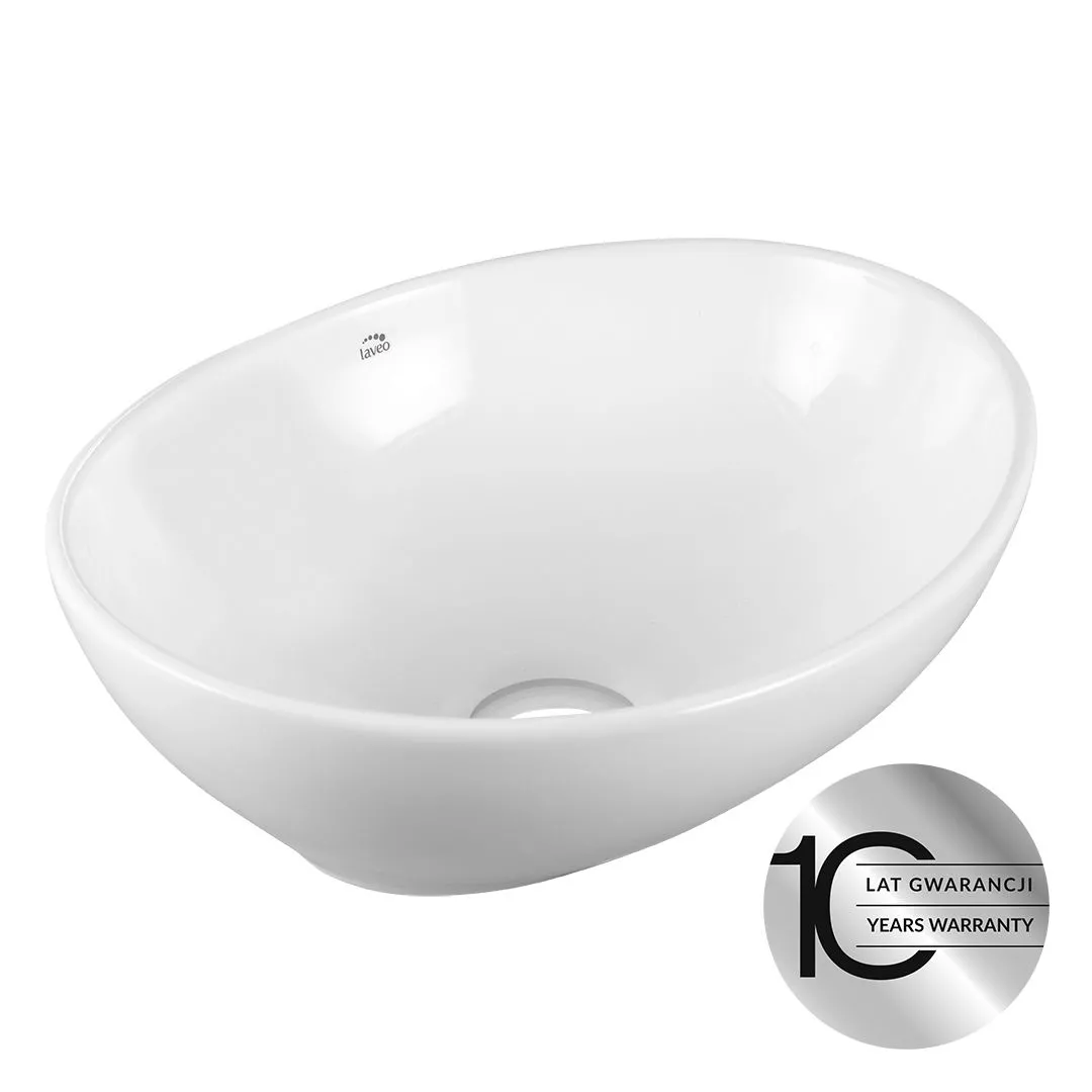 LAVEO Desna - umywalka nablatowa ceramiczna