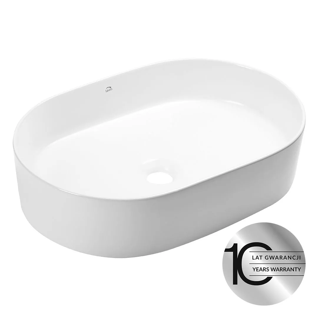 LAVEO Desna VUD_6250 - umywalka nablatowa ceramiczna