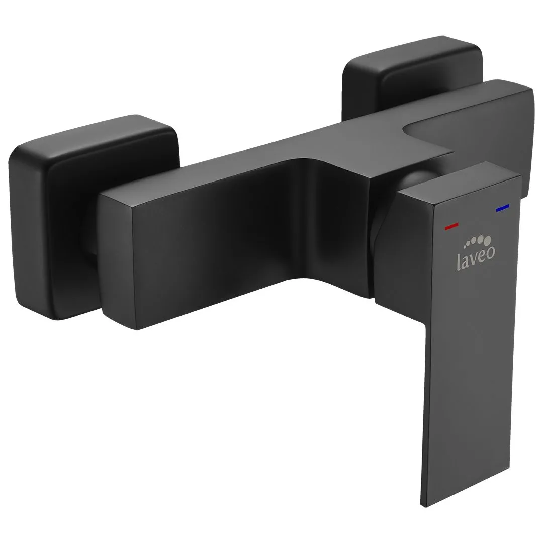 LAVEO Kvadrato - bateria natryskowa ścienna bez zestawu natryskowego