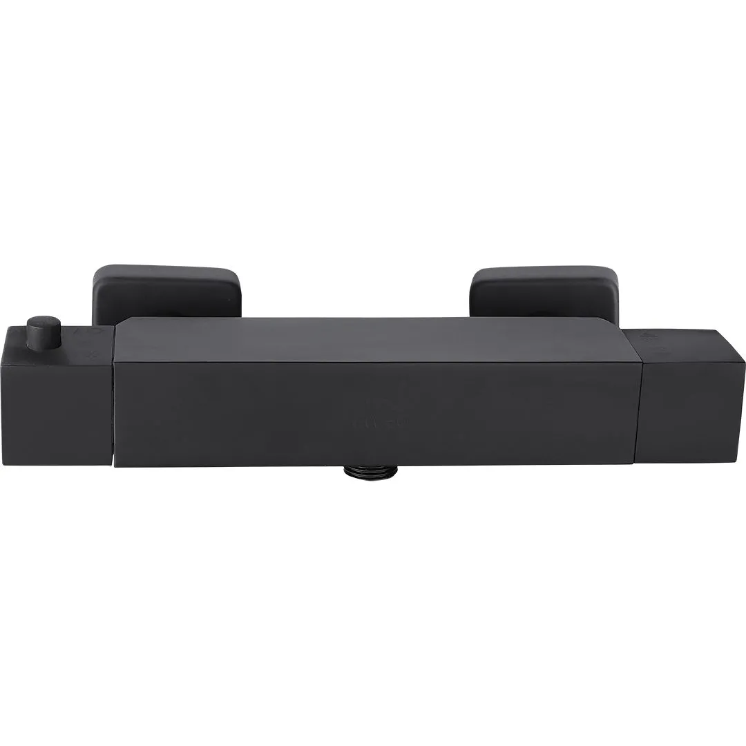 LAVEO Kvadrato - bateria natryskowa ścienna z termostatem bez zestawu natryskowego