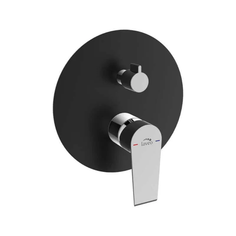 LAVEO Largo - bateria natryskowa podtynkowa z przełącznikiem