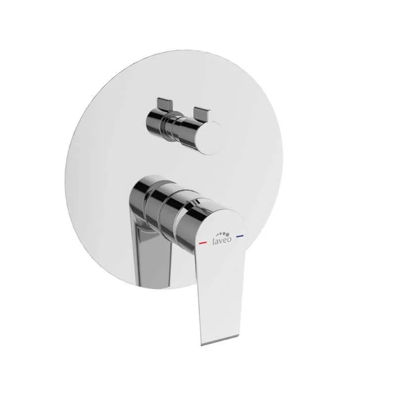 LAVEO Largo - bateria natryskowa podtynkowa z przełącznikiem