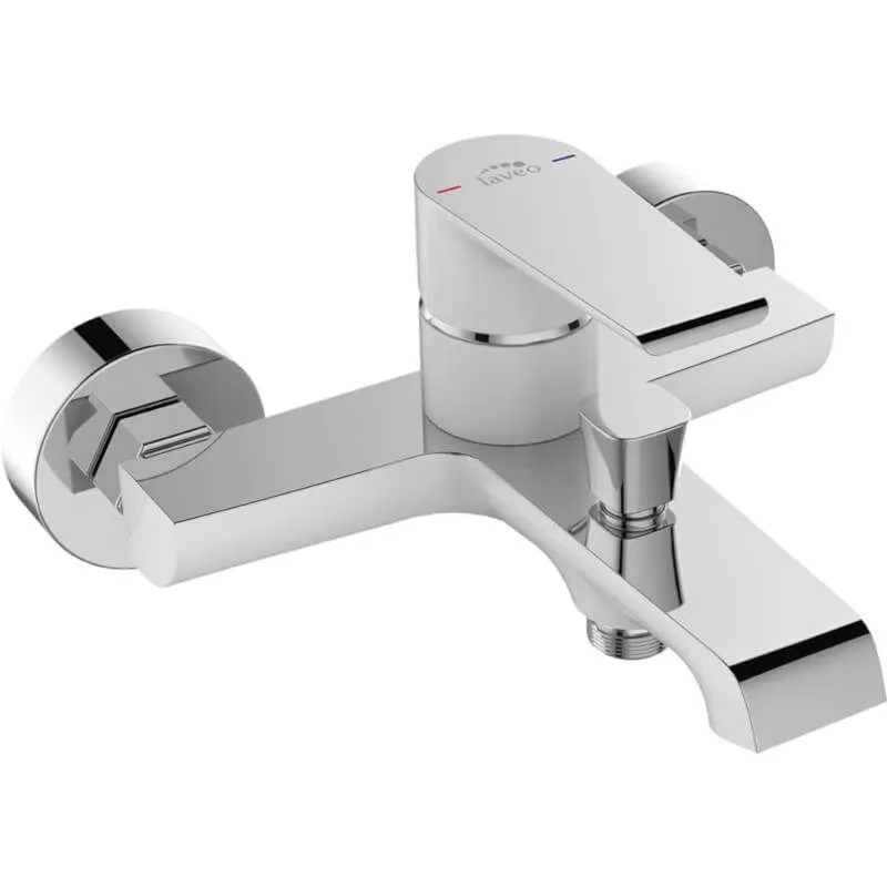 LAVEO Largo - bateria wannowa ścienna bez zestawu natryskowego