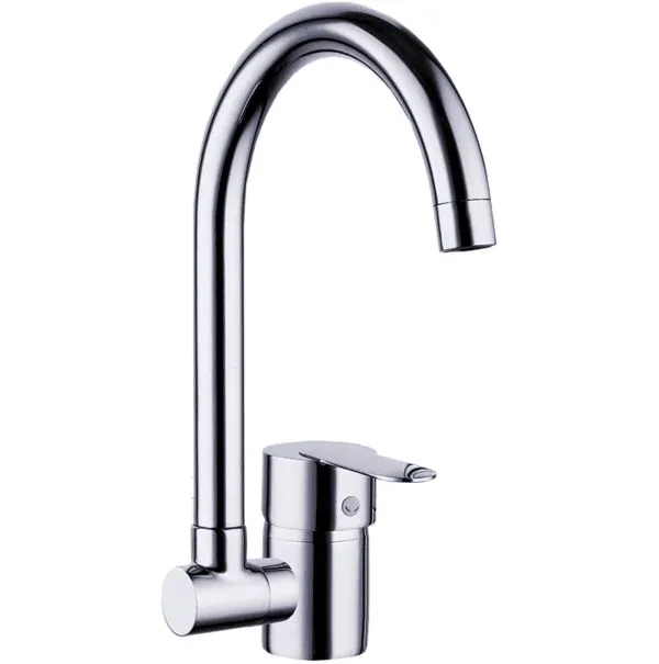 LAVEO Lila - bateria zlewozmywakowa stojąca ze składaną wylewką U