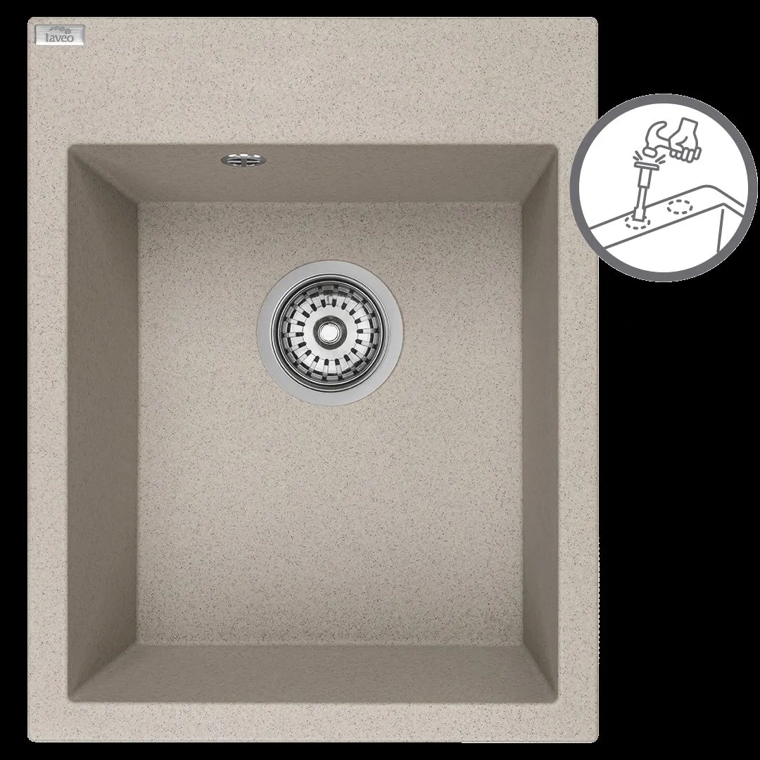 LAVEO Monchichi - zlewozmywak 1-komorowy - Towar w magazynie