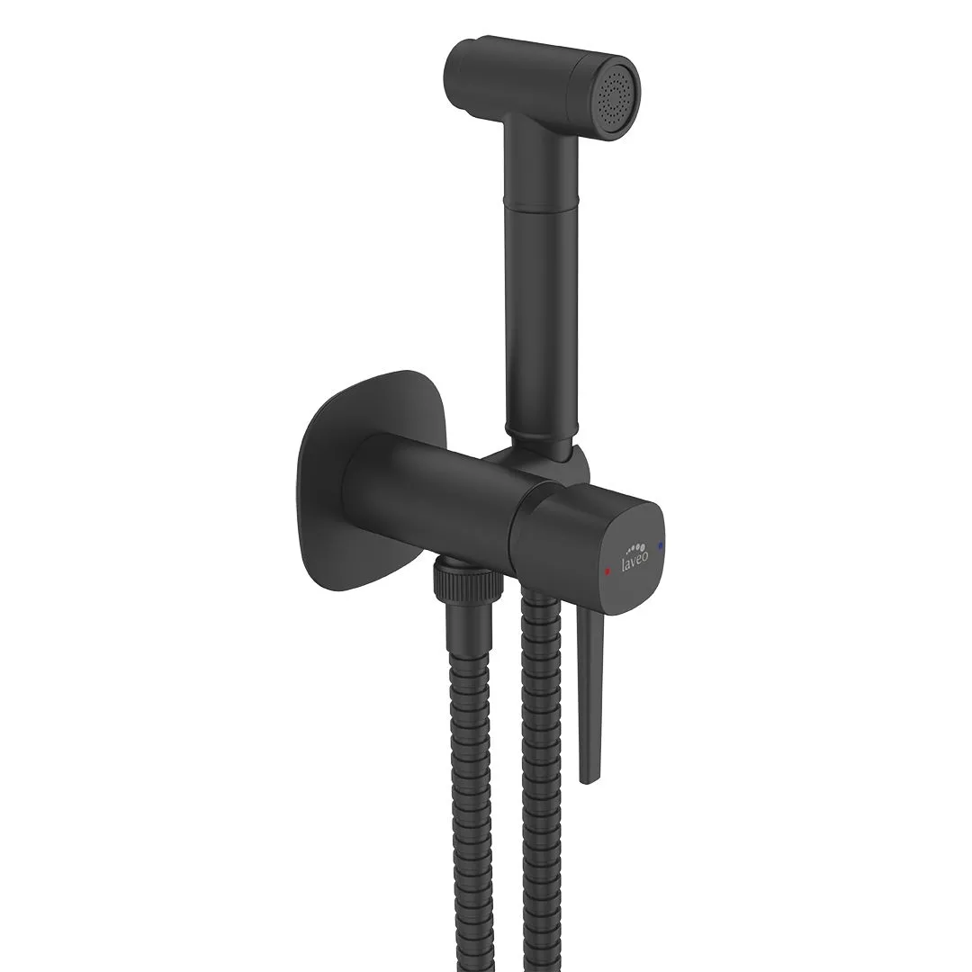 LAVEO Pola - bateria bidetowa podtynkowa z zestawem natryskowym typu bidetta