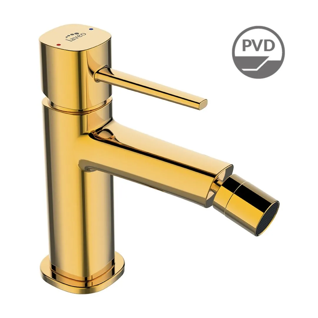 LAVEO Pola - bateria bidetowa stojąca z korkiem