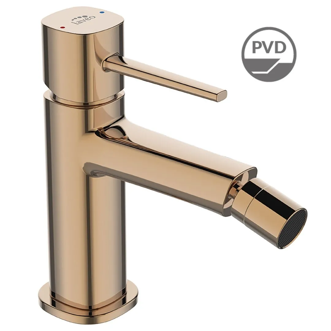 LAVEO Pola - bateria bidetowa stojąca z korkiem