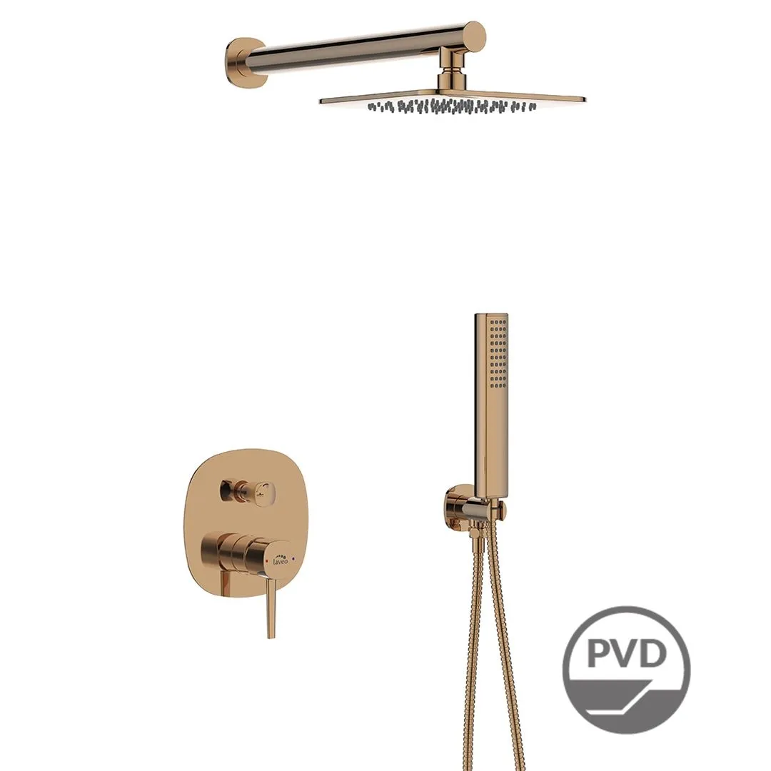 LAVEO Pola - bateria natryskowa podtynkowa z zestawem