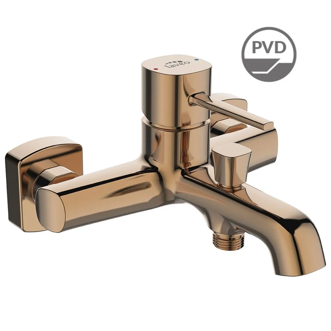 LAVEO Pola - bateria wannowa ścienna bez zestawu natryskowego