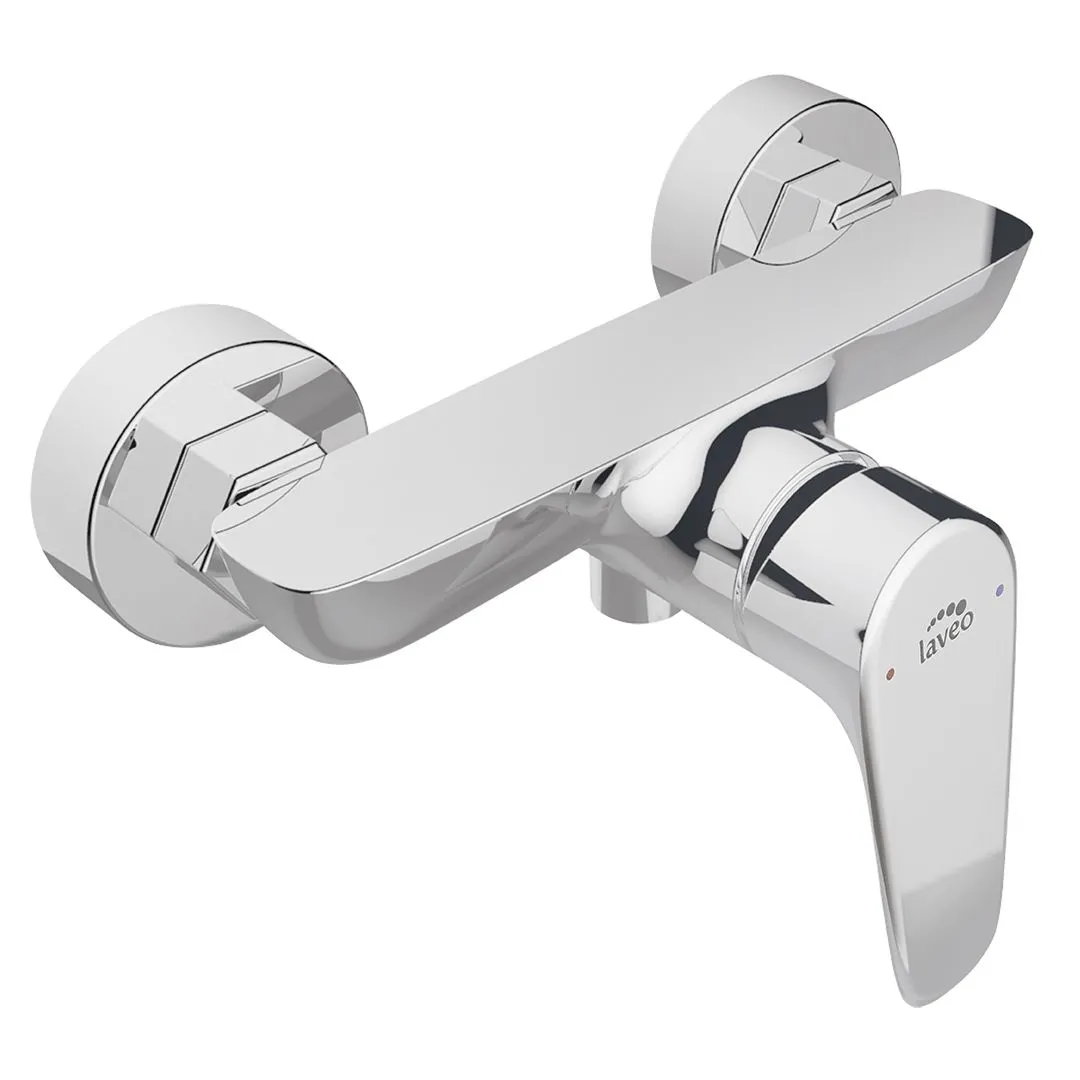 LAVEO Rondo - bateria natryskowa ścienna bez zestawu natryskowego