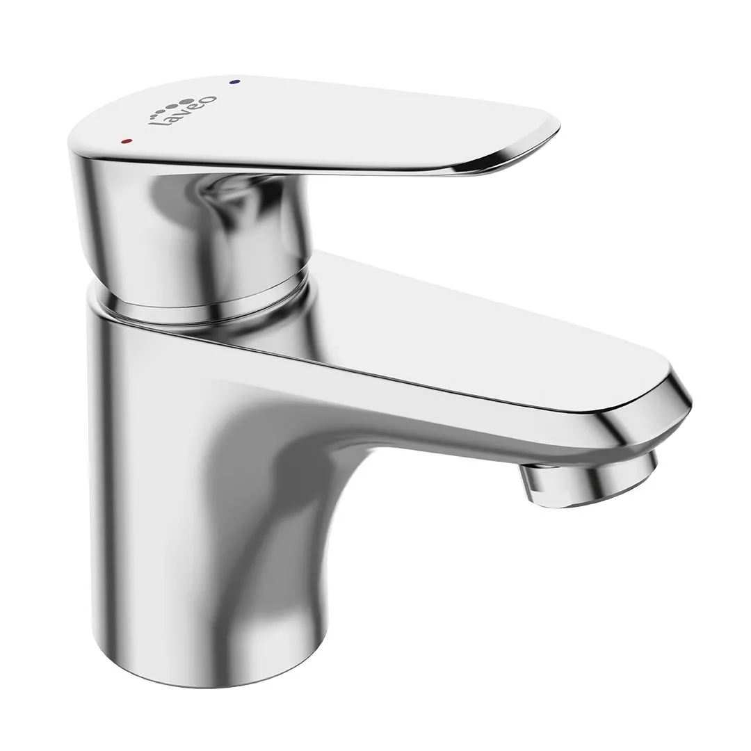 LAVEO Rondo BLX_022D bateria umywalkowa stojąca z korkiem Chrom