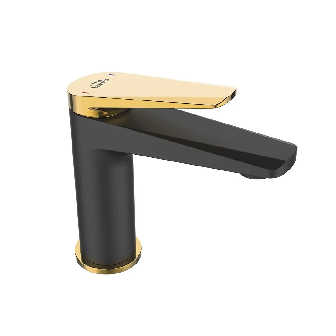 LAVEO Rubio  - bateria umywalkowa stojąca z korkiem