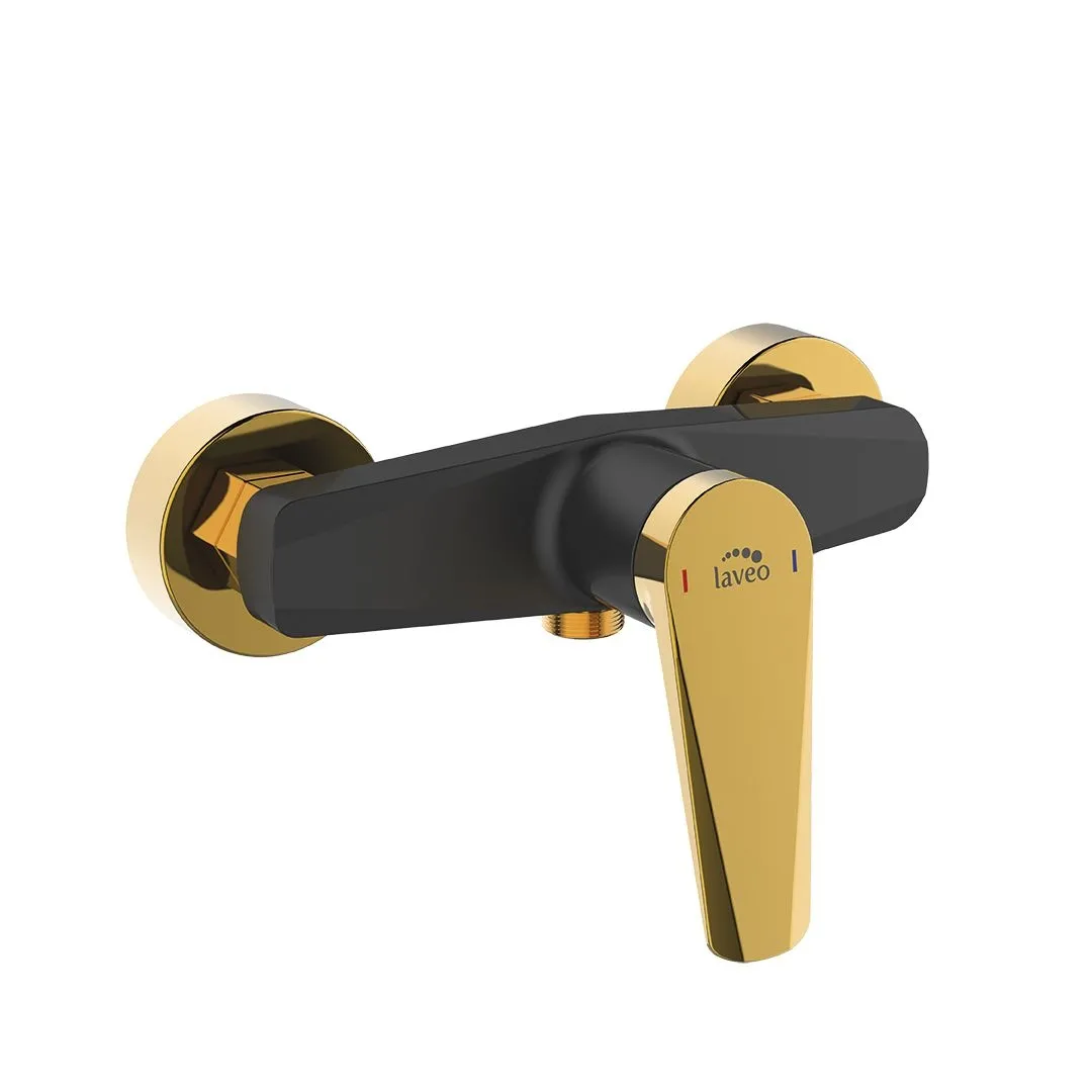 LAVEO Rubio - bateria natryskowa ścienna bez zestawu natryskowego