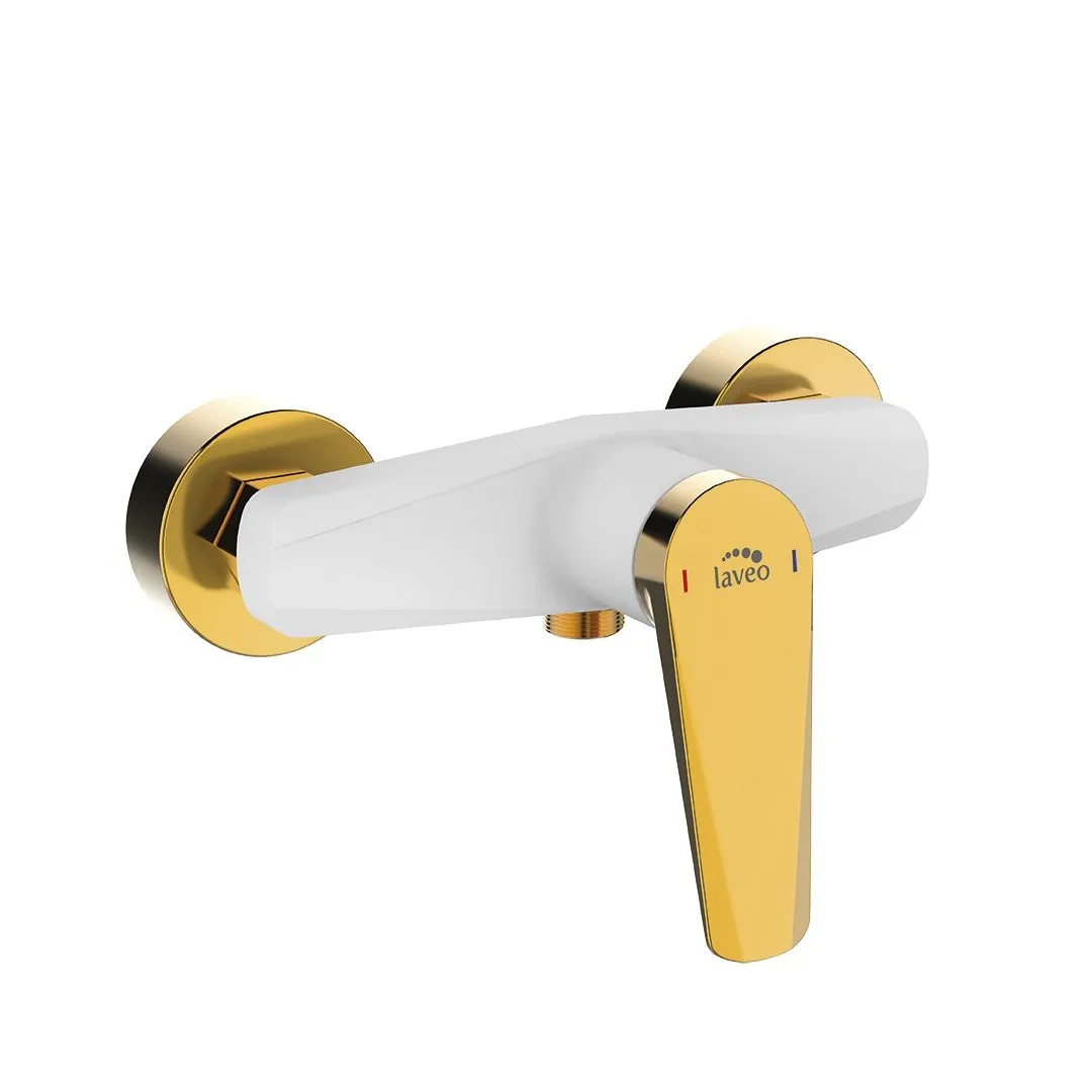 LAVEO Rubio - bateria natryskowa ścienna bez zestawu natryskowego