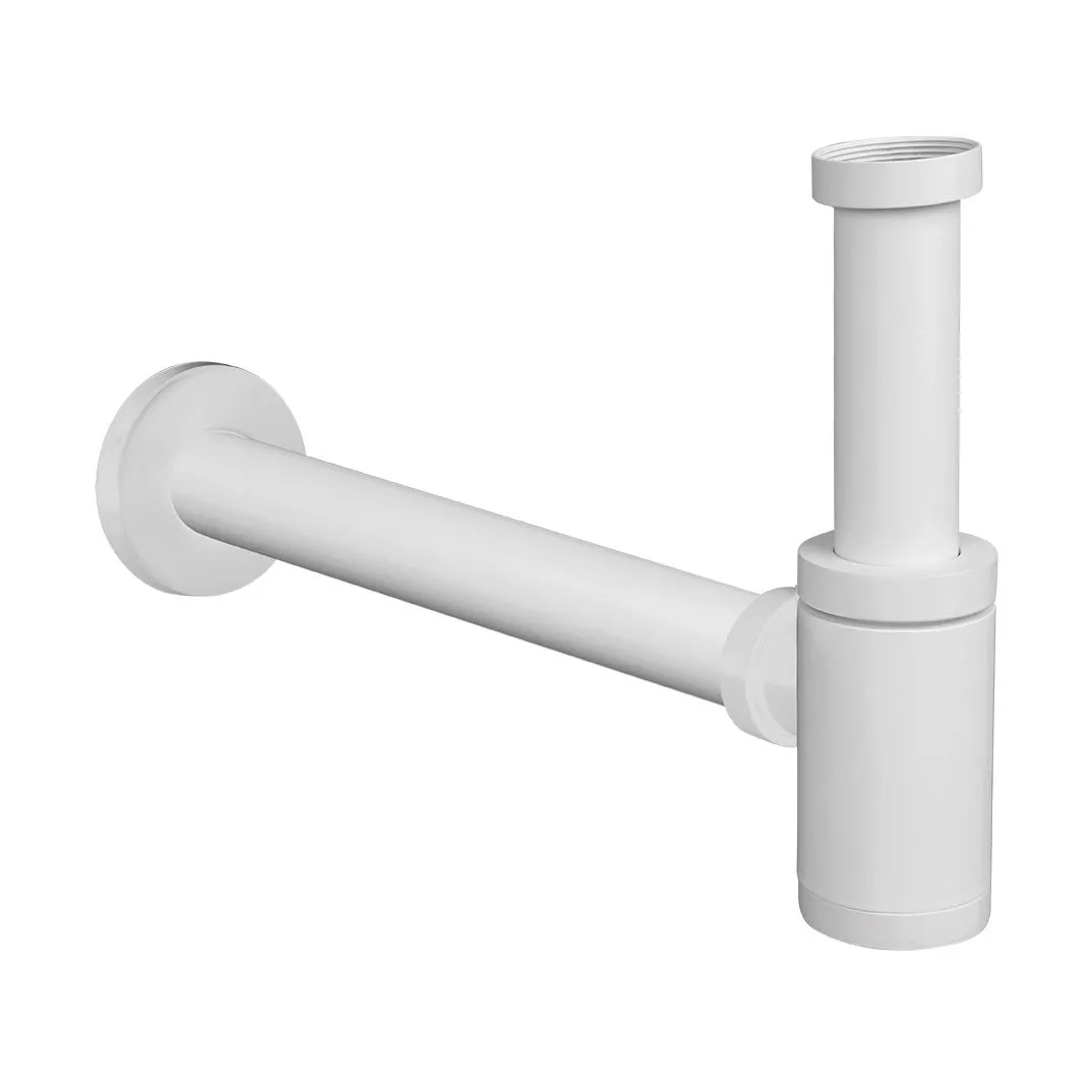 LAVEO CKS 661D Syfon łazienkowy 1⅟₄ okrągły biały