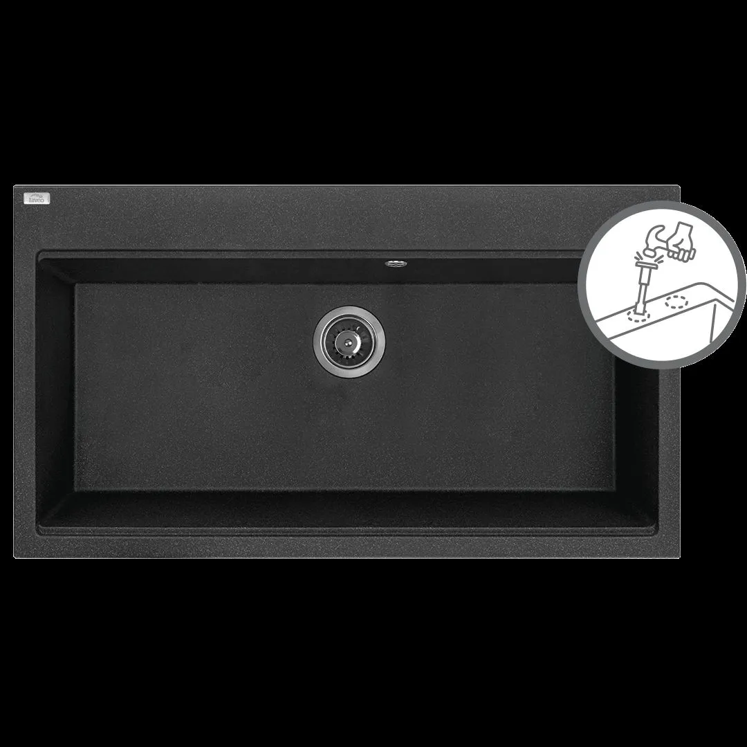 LAVEO Tau - zlewozmywak 1-komorowy