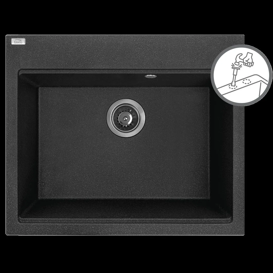 LAVEO Tau - zlewozmywak 1-komorowy
