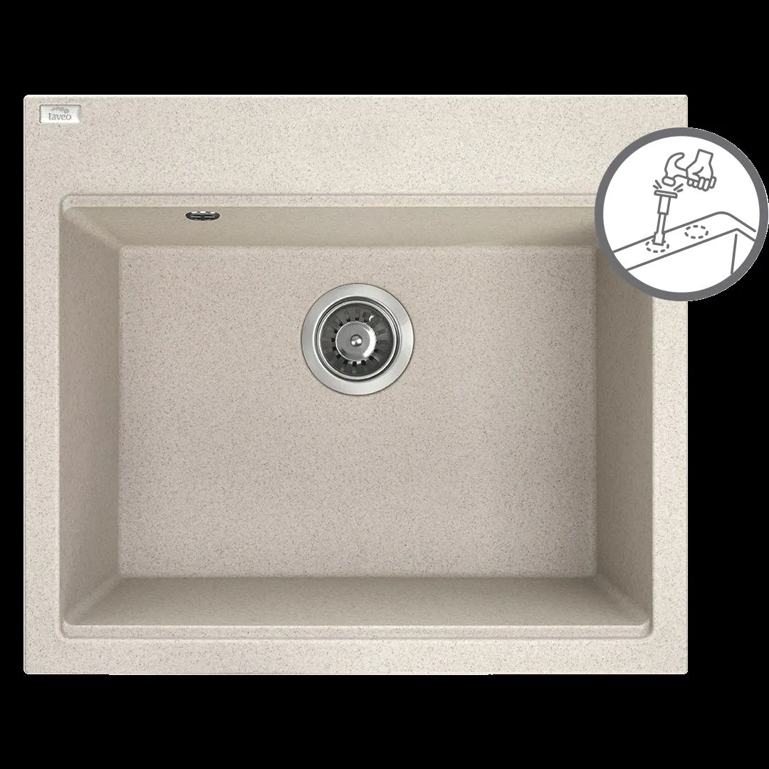 LAVEO Tau - zlewozmywak 1-komorowy