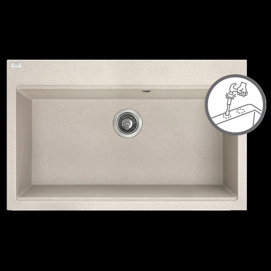 LAVEO Tau - zlewozmywak 1-komorowy