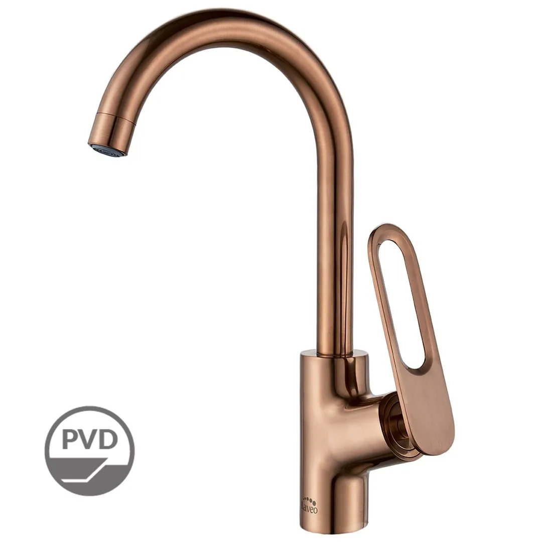 LAVEO Tierra – bateria zlewozmywakowa stojąca z wylewką U