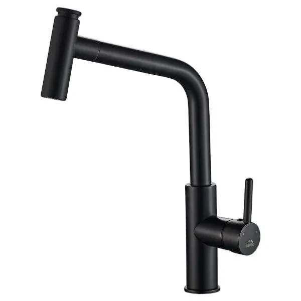 LAVEO Toro - bateria zlewozmywakowa z wyciąganą wylewką