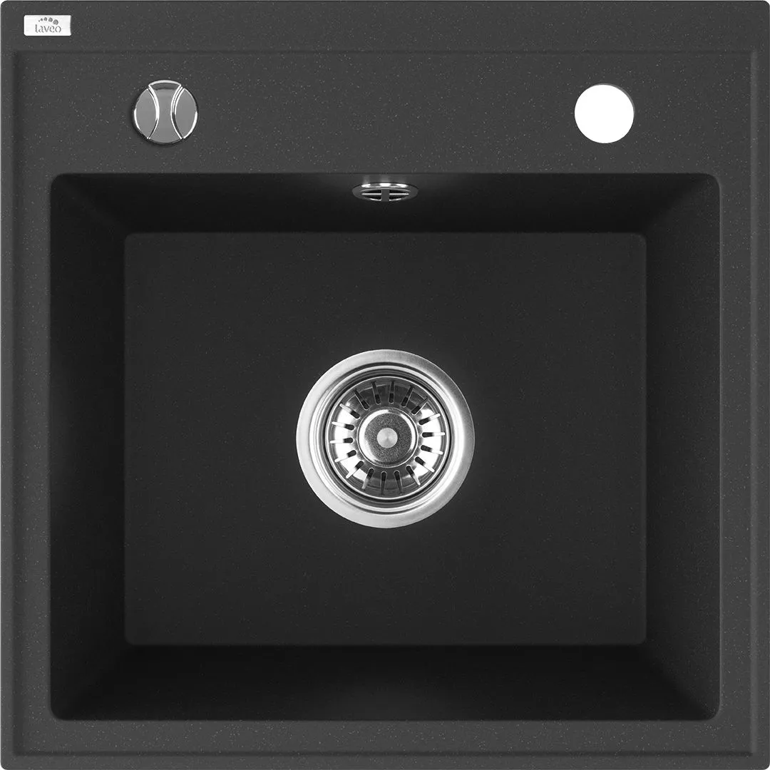 LAVEO Trzynastka SBP 710T Czarne zlewozmywak 1-komorowy