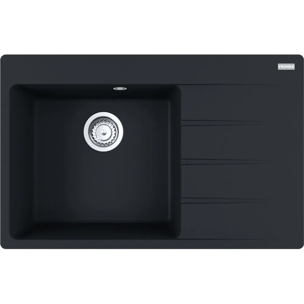 FRANKE CNG 611-78 TL ociekacz z prawej strony Czarny Mat 114.0633.145