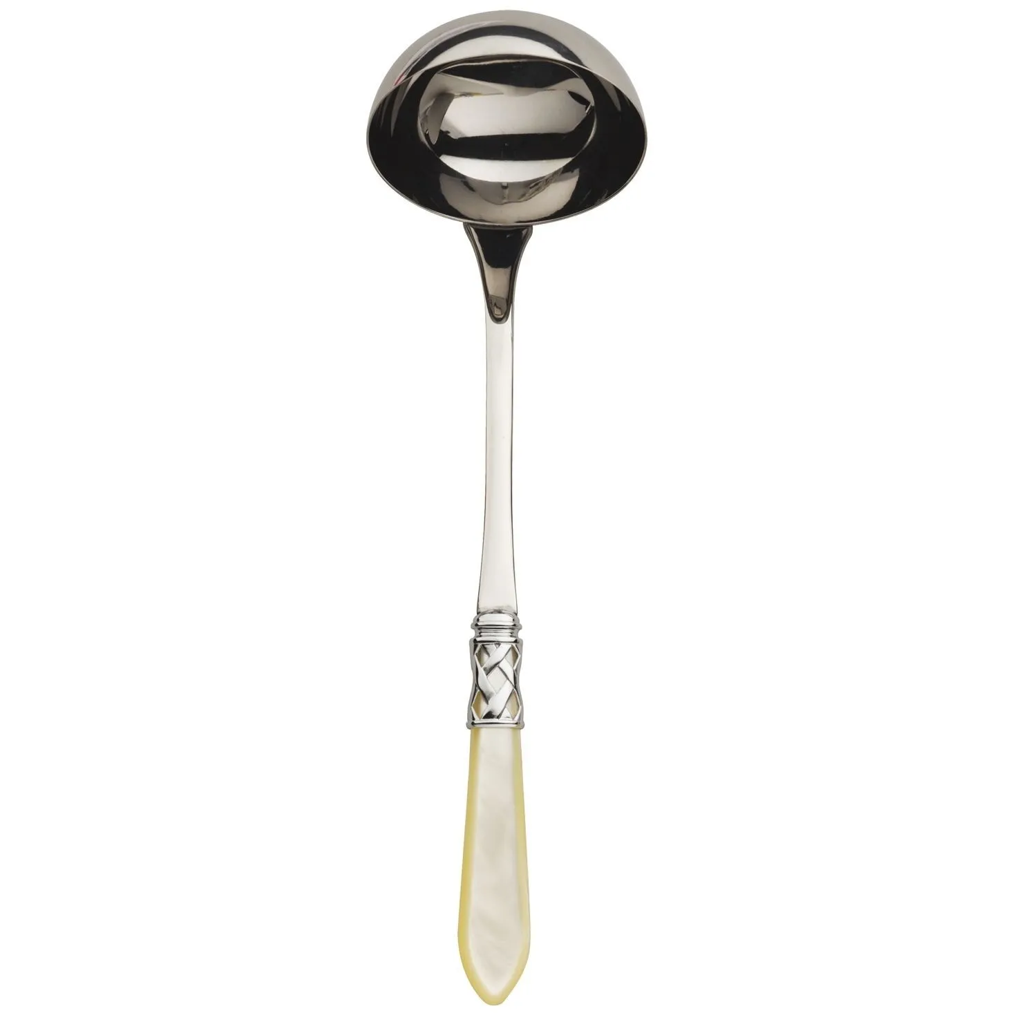 ALADDIN-Łyżka wazowa / kolor perłowa kość słoniowa