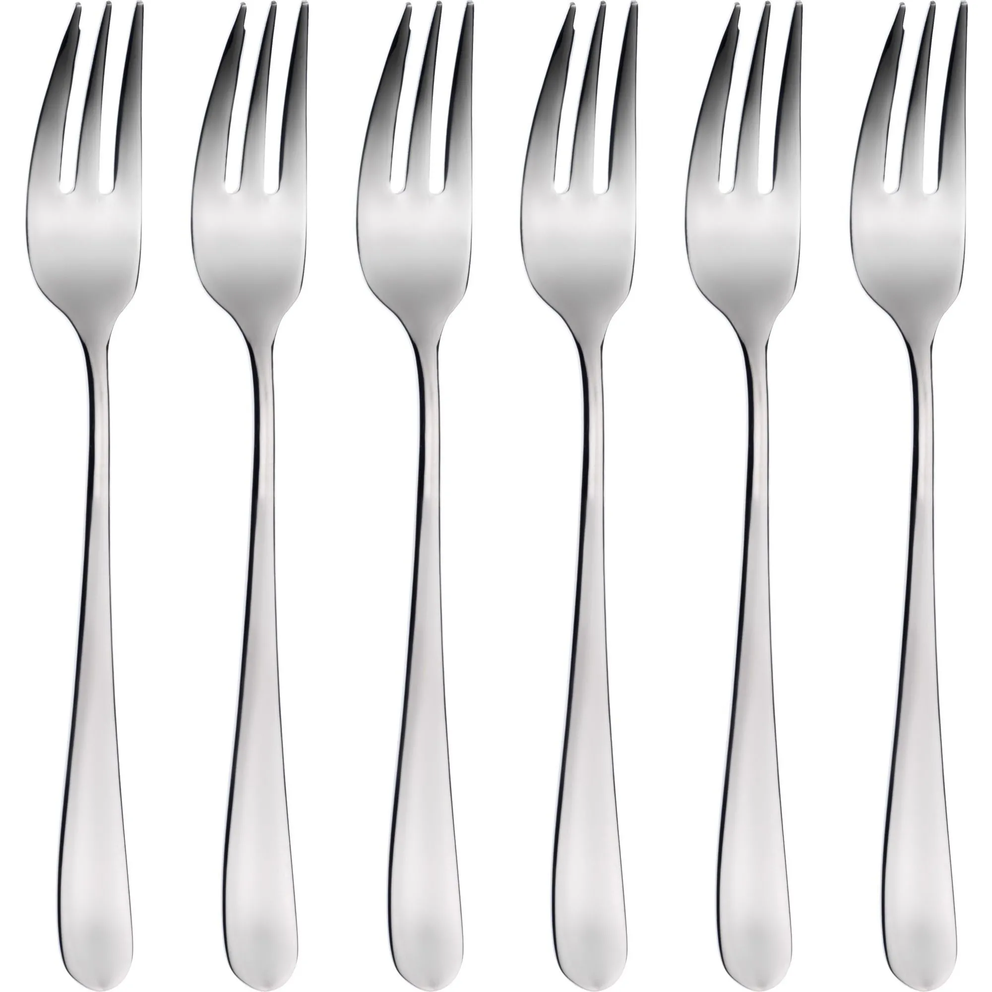 SETTIMOCIELO Zestaw 6 widelczyków do ciasta