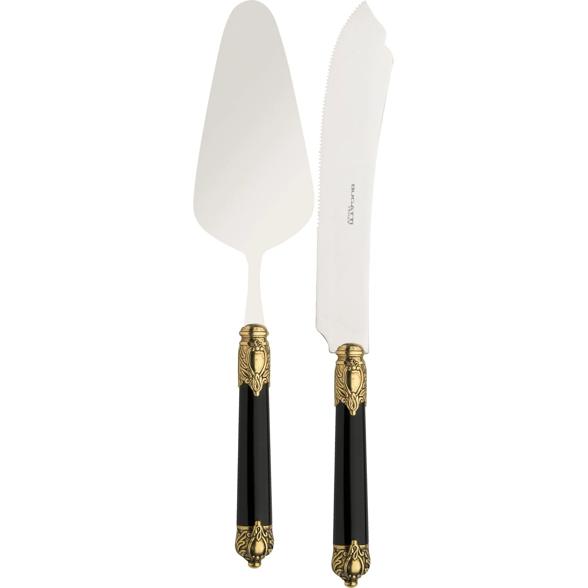 RINASCIMENTO GOLD BLACK 2 cz. Zestaw do ciasta (łopatka i nóż)