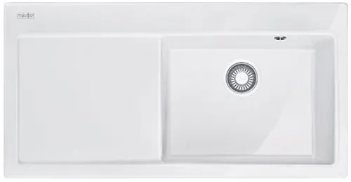 MTK 611-100 3 1/2 ZOdp ZSyf LKom biały Zlewozmywak ceramiczny Mythos Biały Polarny