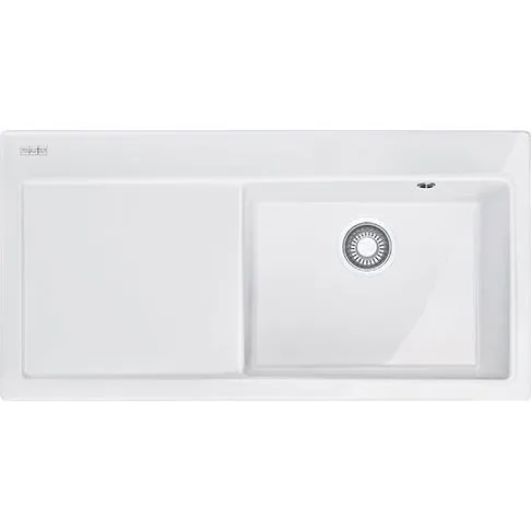 MTK 611-100 3 1/2 ZOdp ZSyf PrKom biały Zlewozmywak ceramiczny Mythos