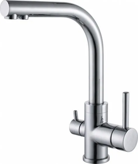 Aquasanita Bateria AQVADUO 2663L-002 Satyna