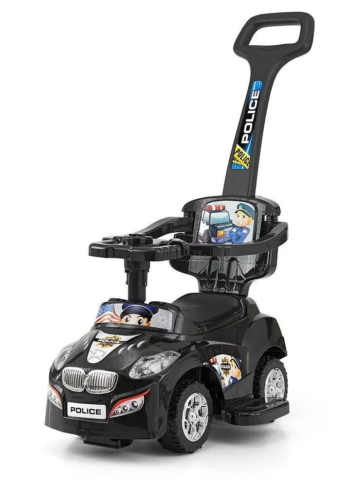 Milly Mally Jeździk 3w1 Pojazd Happy Black