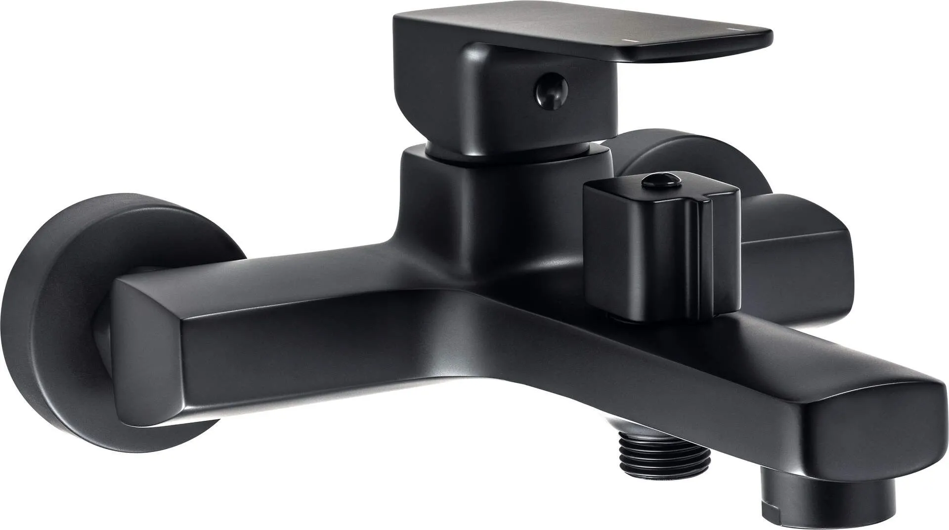 Deante Maro BLO_N10M Czarna Bateria wannowa ścienna