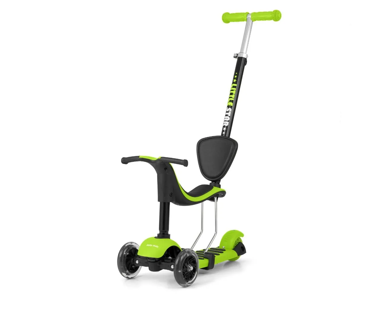 Milly Mally Scooter Little Star Green