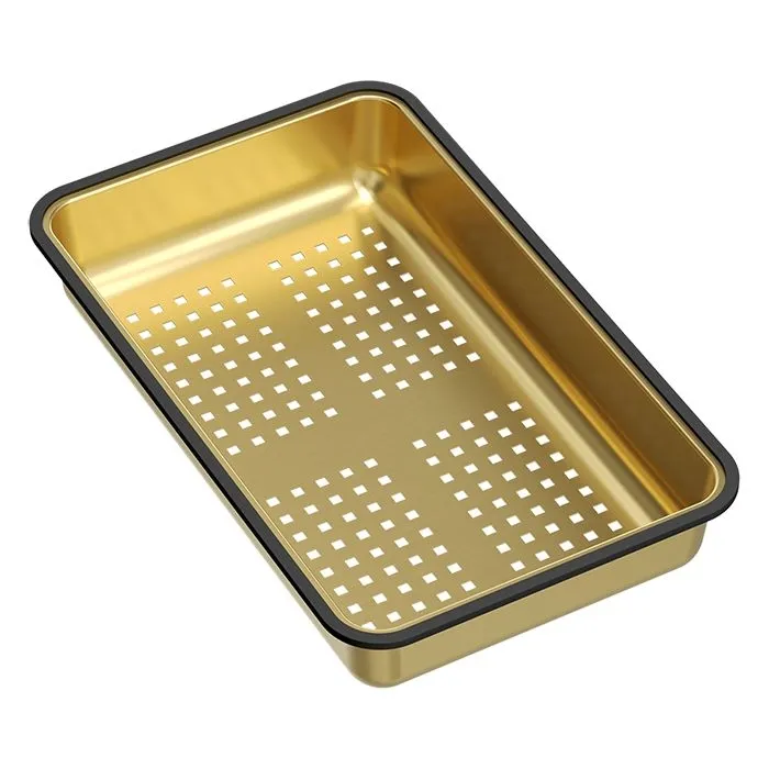 Wkładka stalowa ociekowa (380 x 230 x 60 mm) do Marc - złota (WS)