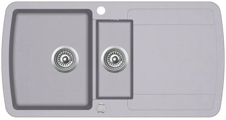 Aquasanita LIRA SQL151-202AW Alumetalik