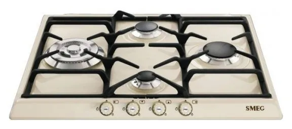 Smeg SR764PO Kremowy (pokrętła z mosiądzu)