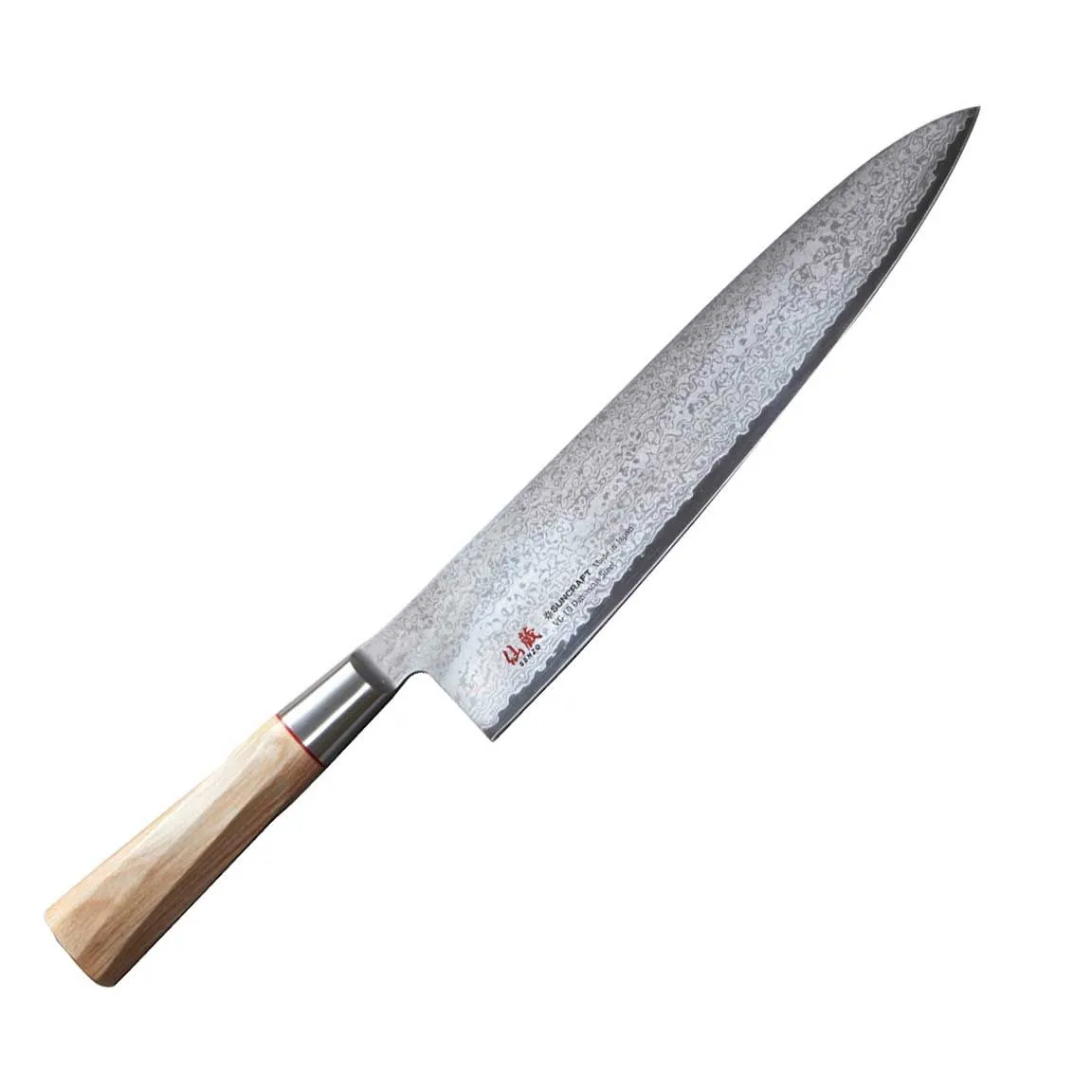 Nóż kuchenny Suncraft SENZO TWISTED OCTAGON Chef 240 mm [TO-06]