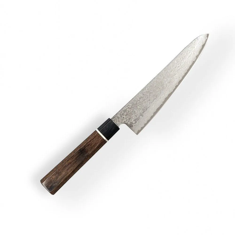 Nóż kuchenny Suncraft SENZO BLACK Santoku small 143 mm [BD-03]