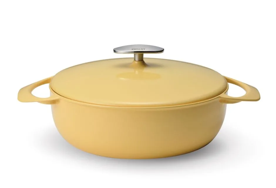 Garnek żeliwny UNILLOY Yellow 22 cm [US220YE]