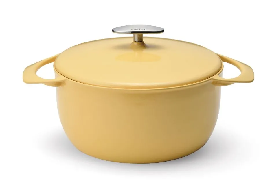 Garnek żeliwny UNILLOY Yellow 22 cm [UC220YE]