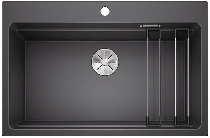 BLANCO ETAGON 8 Silgranit antracyt, InFino, szyny