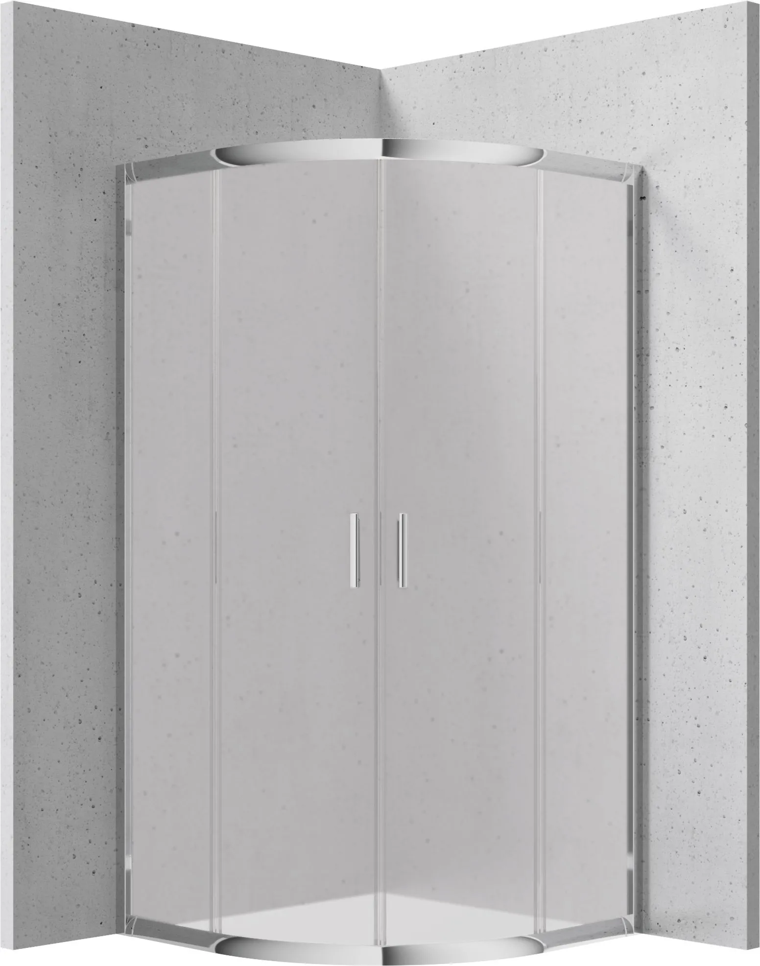 Deante Kabina prysznicowa półokrągła 90x90 cm